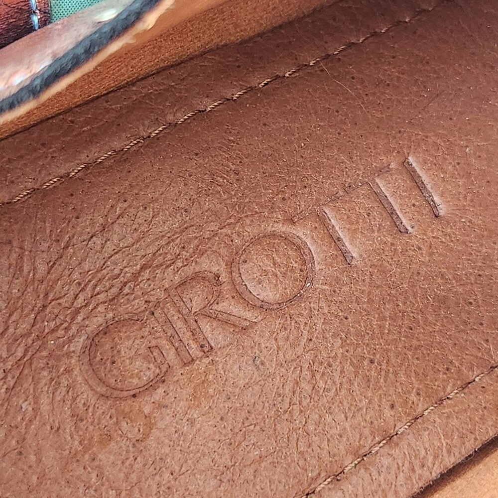 Girotti Metallic Leather Oxford Shoes Buckles Steampunk Luxury Handmade Unique 4 - Picture 13 of 16